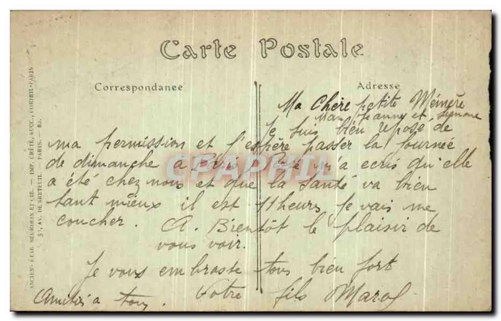 Chalons-sur-Marne — Der Jardin du Jard und die Sparkasse — ND Jhot. - Rückseite