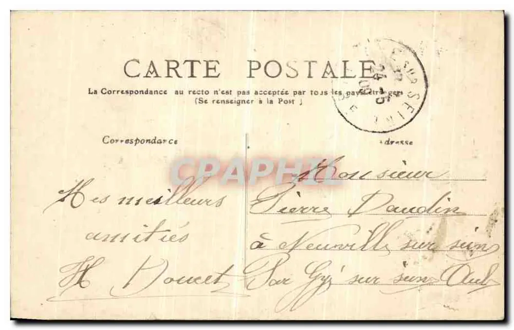 Chalons-sur-Marne — Monument Carnot, visto por trás — editor TODES, n° 80 - Verso