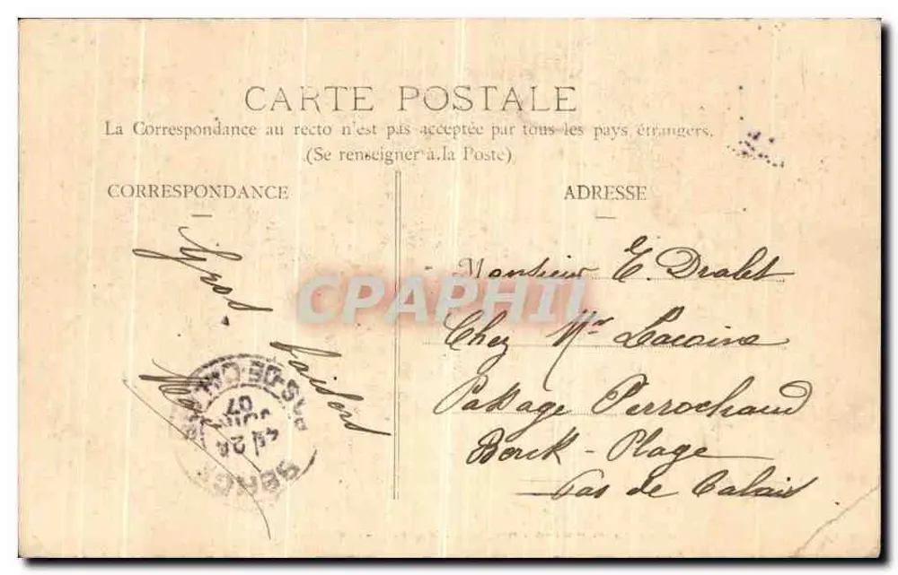 Châlons-sur-Marne — Pont du Cours d'Ormsson — éditeur non visible - Verso
