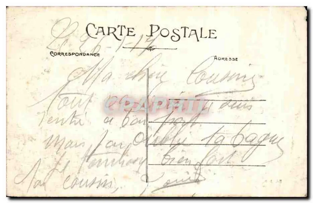 Chalons-sur-Marne — Le Séminaire — Ed. J. B. n° 73 - Verso