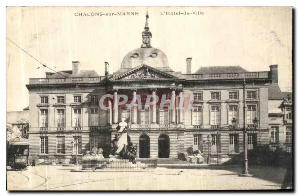 Chalons-sur-Marne — L'Hôtel-de-Ville — Éditeur : Luc-Luc - Vorderseite