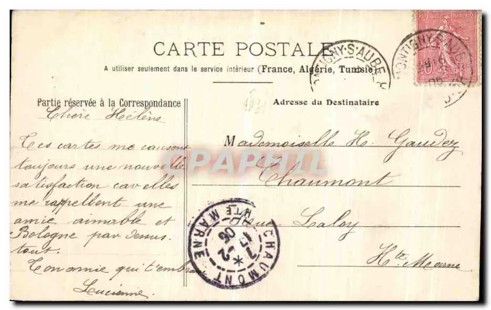 Chilhons-sur-Marne — A Ilha. — Chilhons-sur-Marne — A Ilha. - Verso