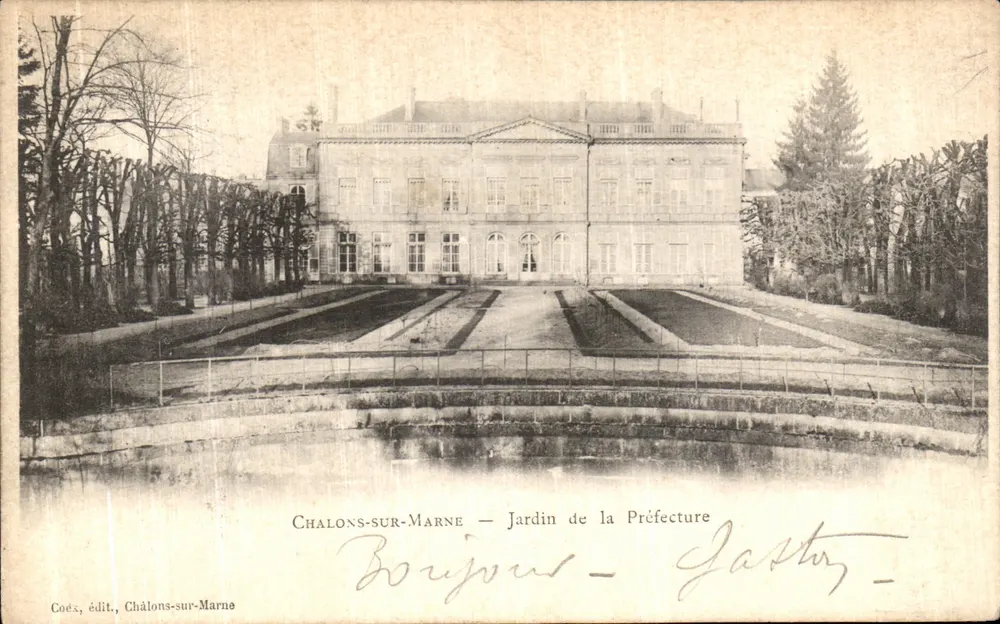Chalons-sur-Marne — Jardim da Prefeitura — Coéx, editor, Chalons-sur-Marne - Frente