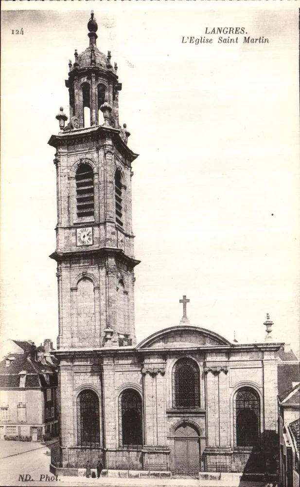 Langres. De Kerk van Sint-Maarten — ND. Fot. n°124 - Voorkant