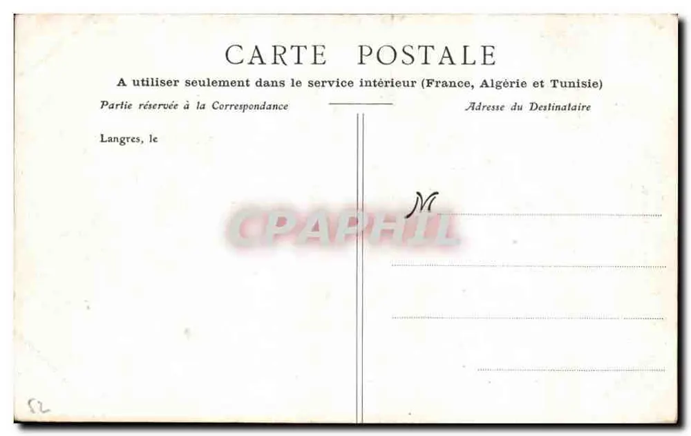 Langres — Jardim da Cidade — A. Verssaire, fot.-edit. - Verso