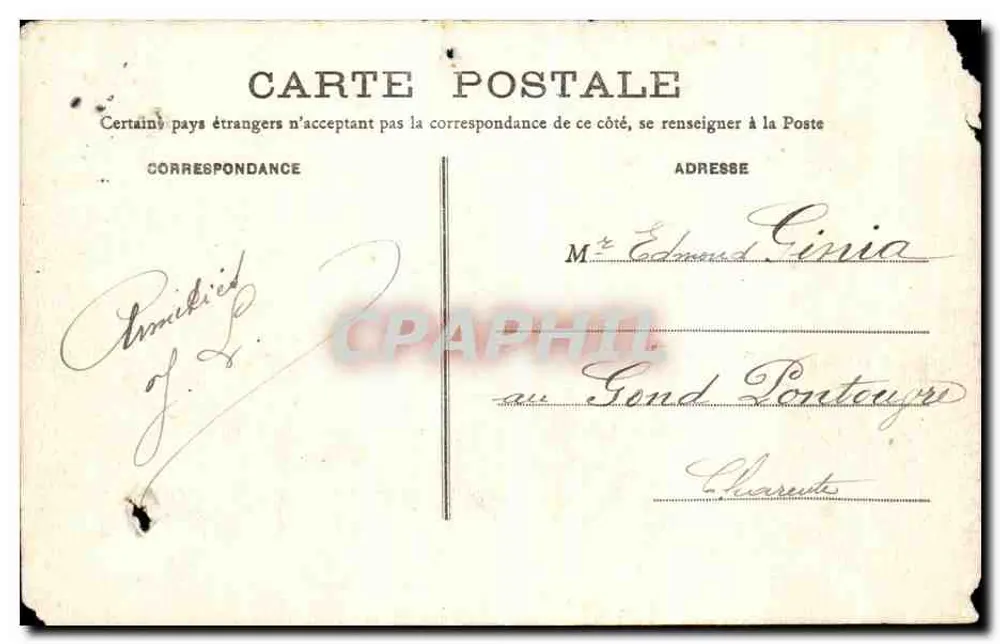Langres — Porte Gallo-Romaine — Librairie Maitretet - Verso