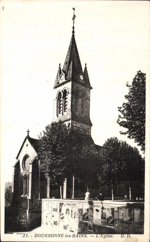 Bourbonne-les-Bains — A Igreja — D.D. — n°23 - Frente