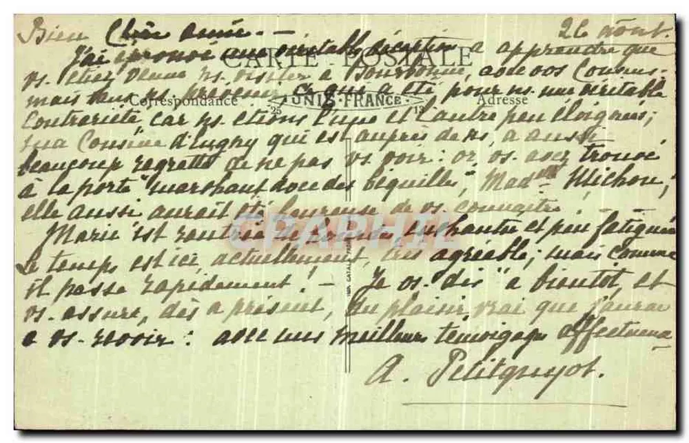 Bourbonne-les-Bains — Die Kirche Notre-Dame, 11. Jahrhundert — Verlag 'Graphil' - Rückseite