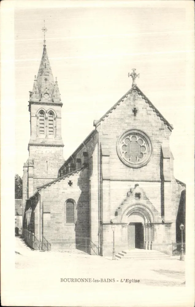 Bourbonne-les-Bains - A Igreja - Frente