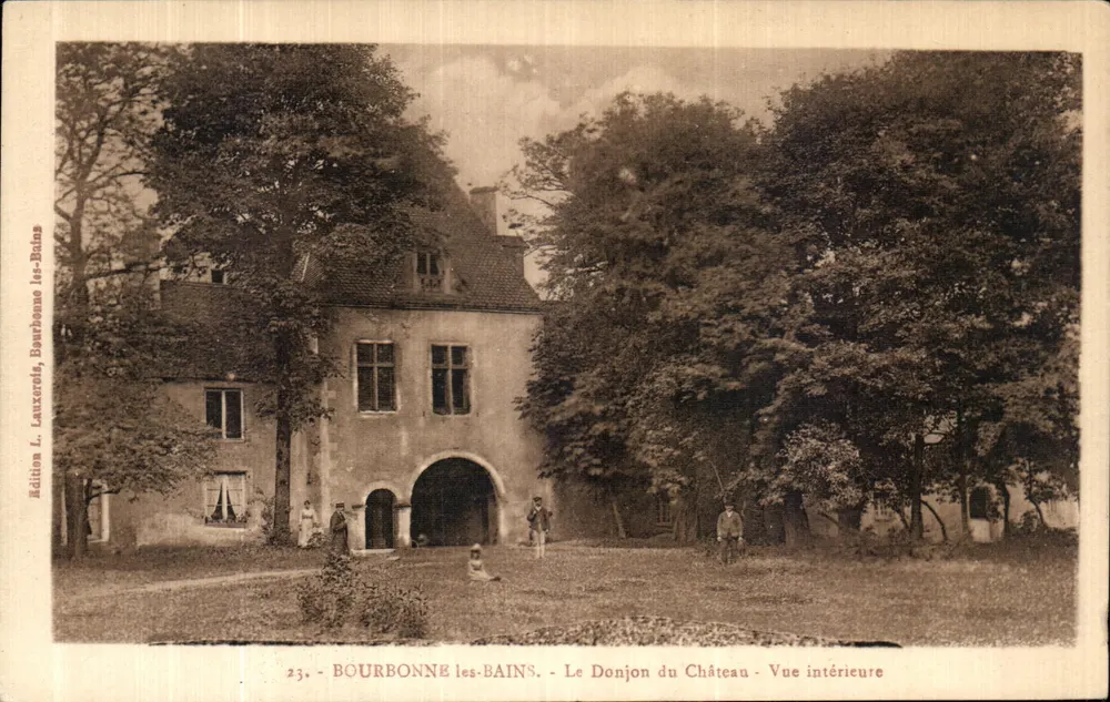 Bourbonne-les-Bains — Der Turm des Schlosses — Innenansicht — Edition L. Lauxeret, Bourbonne-les-Bains, Nr. 23 - Vorderseite
