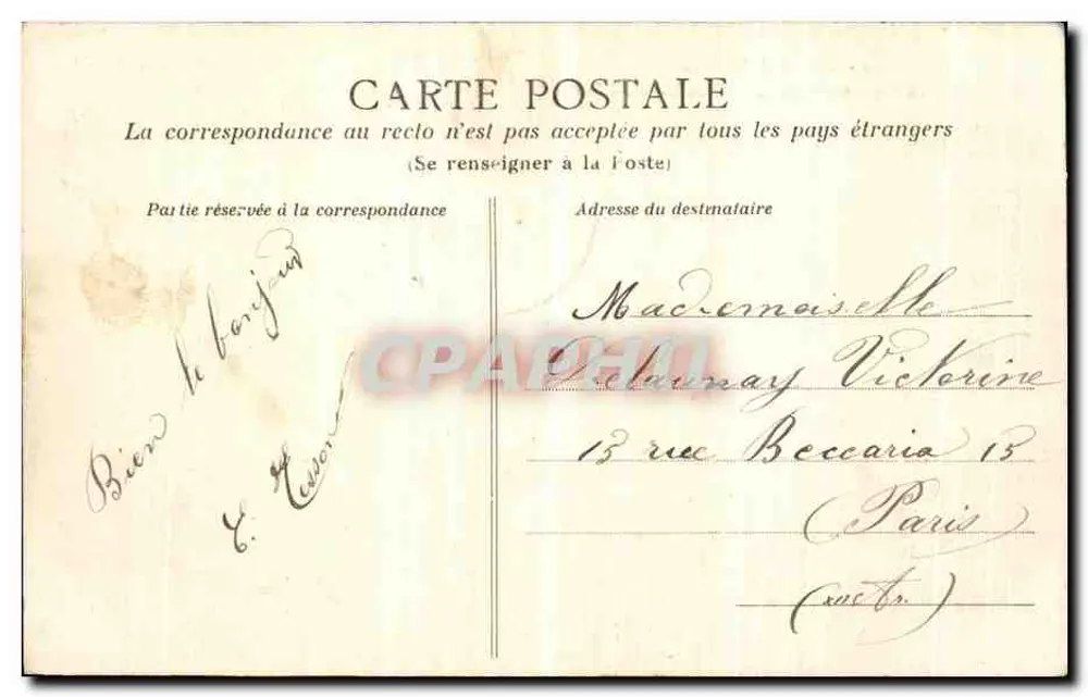 Die Mayenne bei Saint-Fraimbault-de-Prières — Umgebung der Mayenne — E. Chouasnet, Verleger - Rückseite