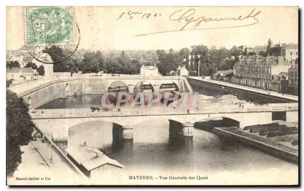Mayenne - Vista Geral dos Quais — Hamel-Jallier et Cie - Frente