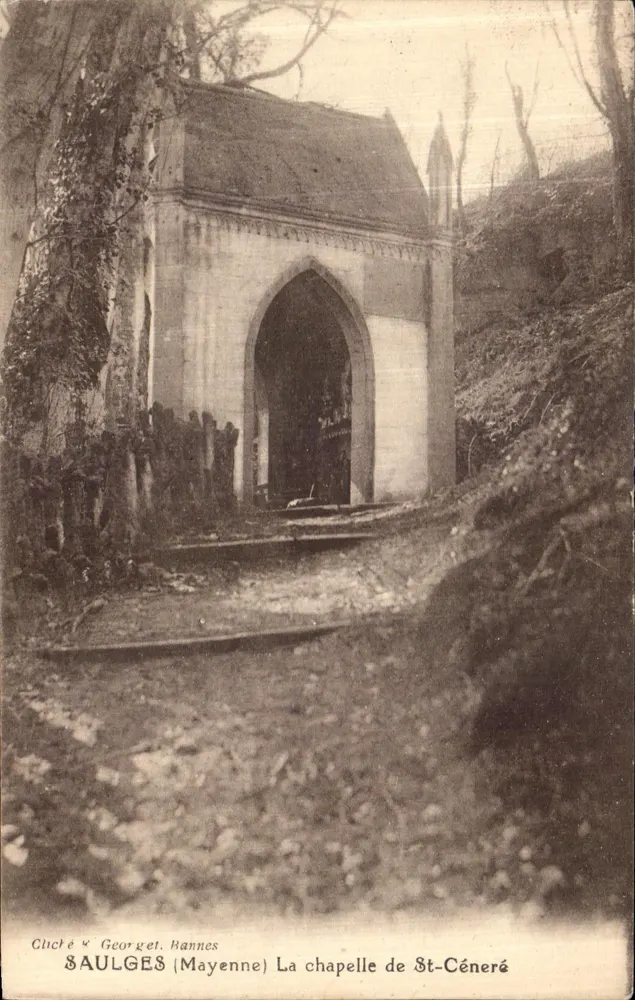 Saulges (Mayenne) — La capilla de San Céneré — Cliché & Georget, Bannes - Anverso