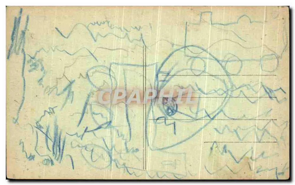 Saulges (Mayenne) — Höhle Rochefort — Galerie der Säulen — J. Malicot, phot. - Rückseite