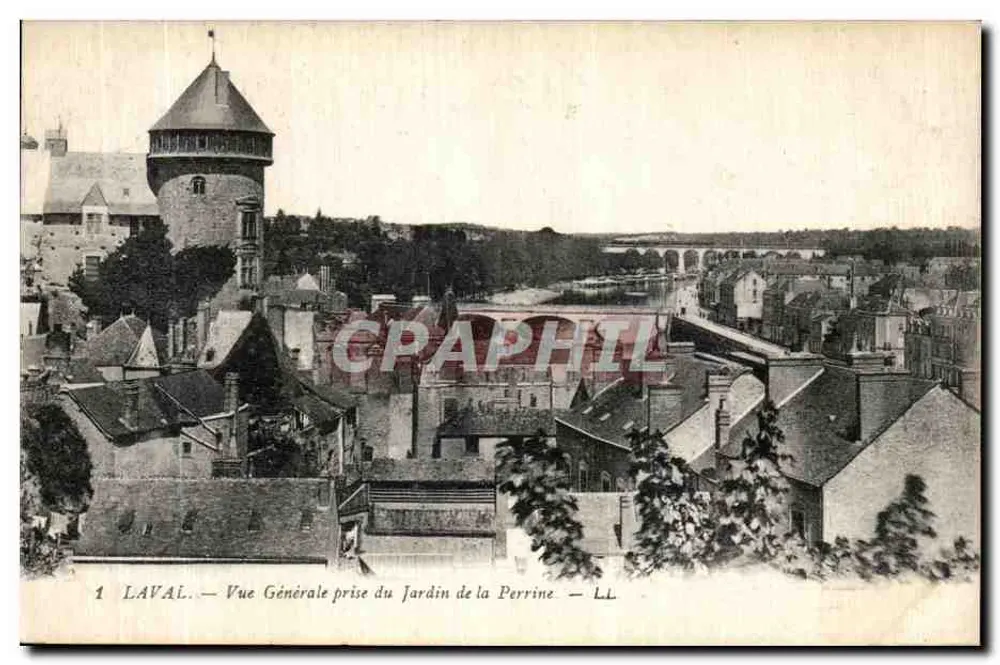 Laval — Allgemeine Ansicht vom Perrine-Garten — LL - Vorderseite