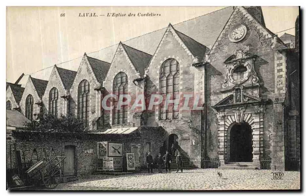 Laval — Die Kirche der Cordeliers — ND Phot - Vorderseite