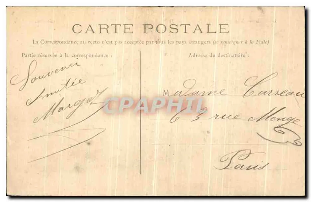 La Vallée — Uitzicht genomen vanaf de Perrine (n° 3) — Collectie A. en P. - Achterkant