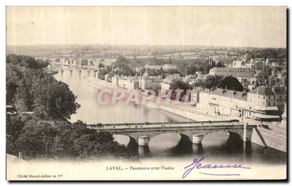 La Vallée - Panorama avec Viaduc — Cliché Hamel-Jallier et Cie - Awers