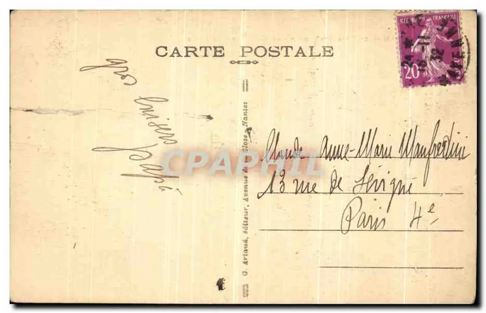 Laval — Der Pont Neuf, das Schloss und das Palais de Justice — Verlag Artiaud, 13 - Rückseite