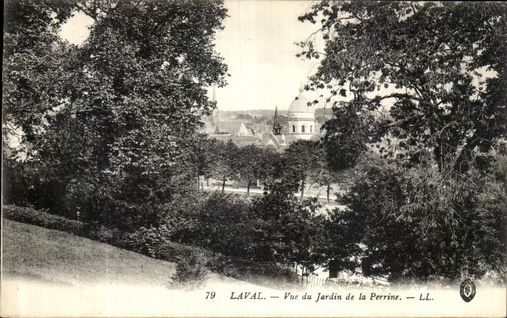 Laval — Vista del Giardino della Perrine — LL. n°79 - Recto