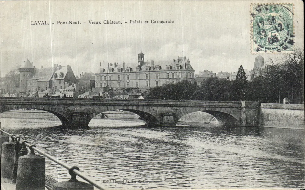 Die Schlucht - Pont-Neuf - Altes Schloss - Palast und Kathedrale — Chehé Hamel-Jallier & Cie - Vorderseite