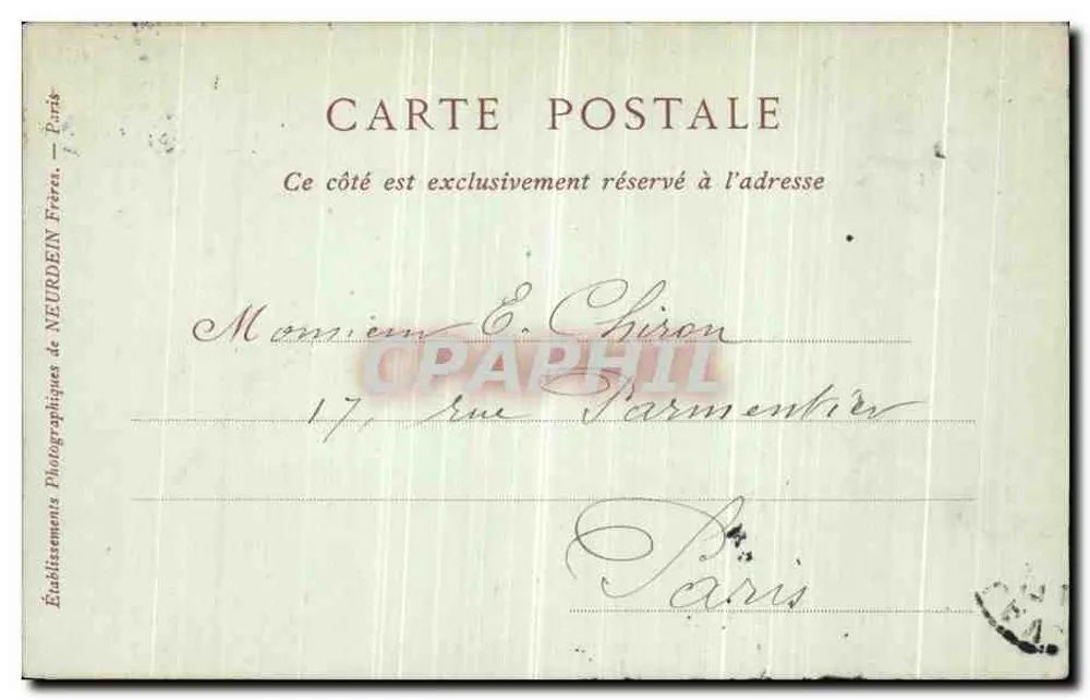 Laval — Die Mayenne-Brücke und das alte Schloss — Collections ND Phot - Rückseite