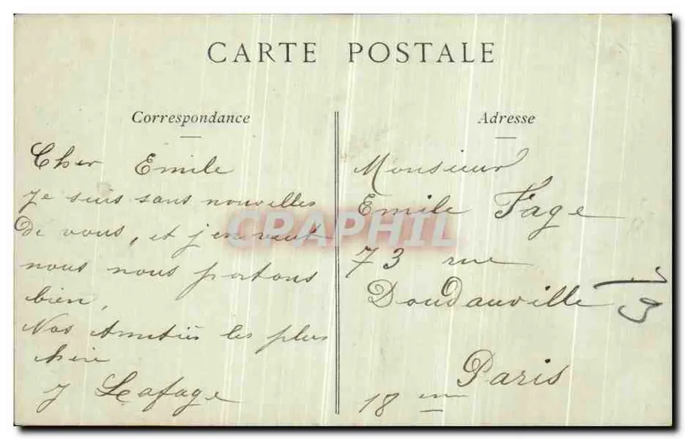 Laval — Innenansicht der Kirche von Avesnières — Collections ND 94 - Rückseite