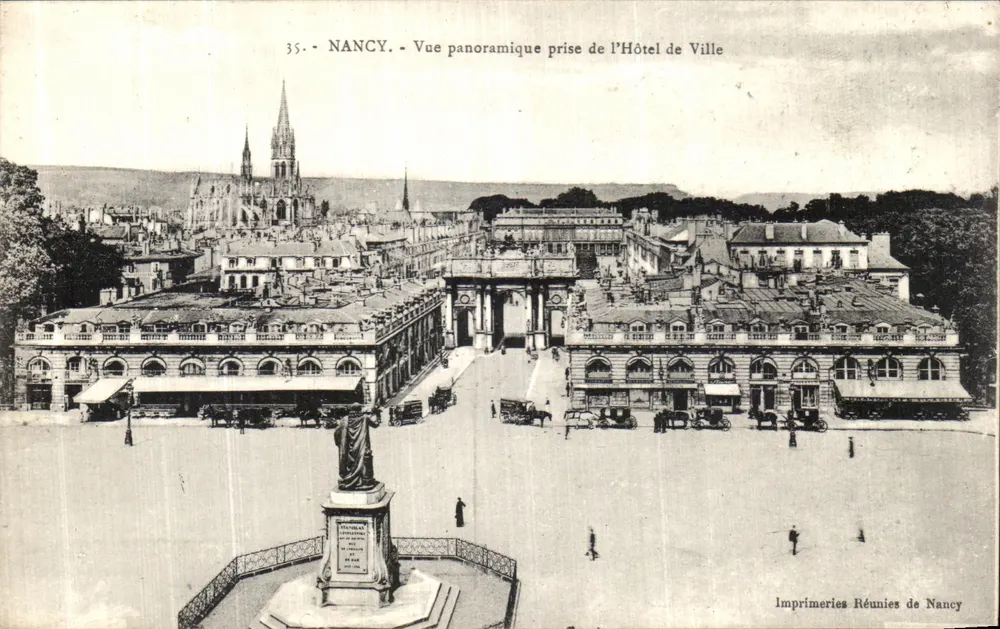 NANCY - Panoramablick vom Rathaus — Imprimeries Réunies de Nancy, n°35 - Vorderseite