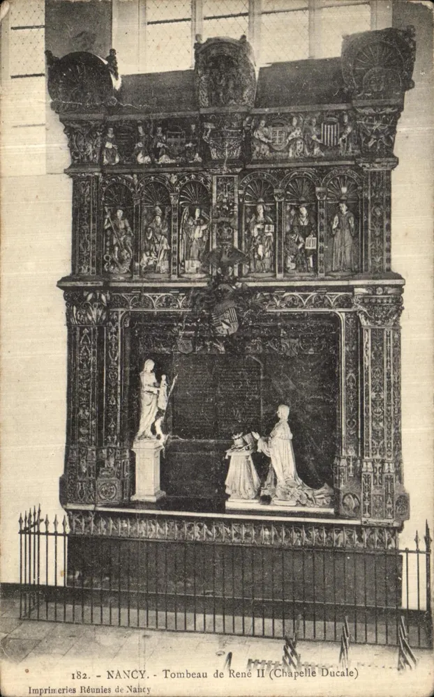 NANCY — Túmulo de René II (Capela Ducal) — Imprimeries Réunies de Nancy, n° 182 - Frente