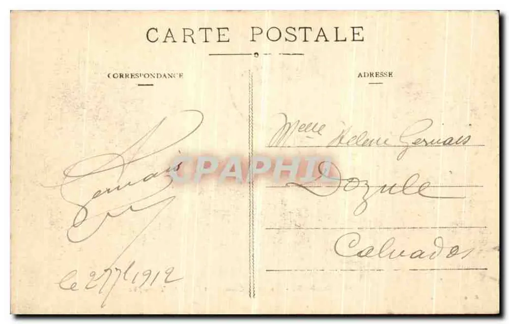 NANCY - A Praça Carrière e o Arco do Triunfo — Gedovius, Nancy, n°33 - Verso