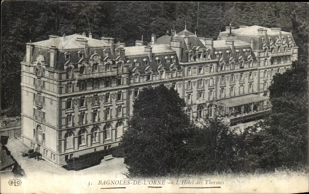 Bagnolles-de-l'Orne — Das Thermalhotel — Verleger E.P.D. Nr. 3 - Vorderseite