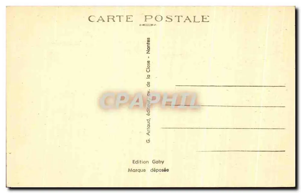 Bagnolés-de-l'Orne (Orne) — Das Casino am See — Gaby, n°52 - Rückseite