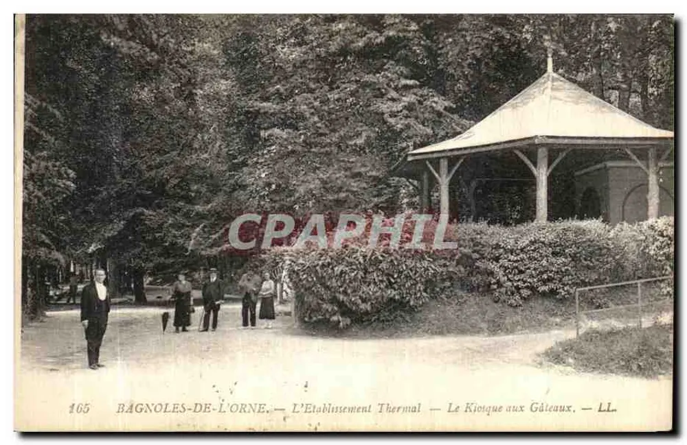Bagnolles-de-l'Orne — Das Thermalbad — Der Kuchenkiosk — LL - Vorderseite