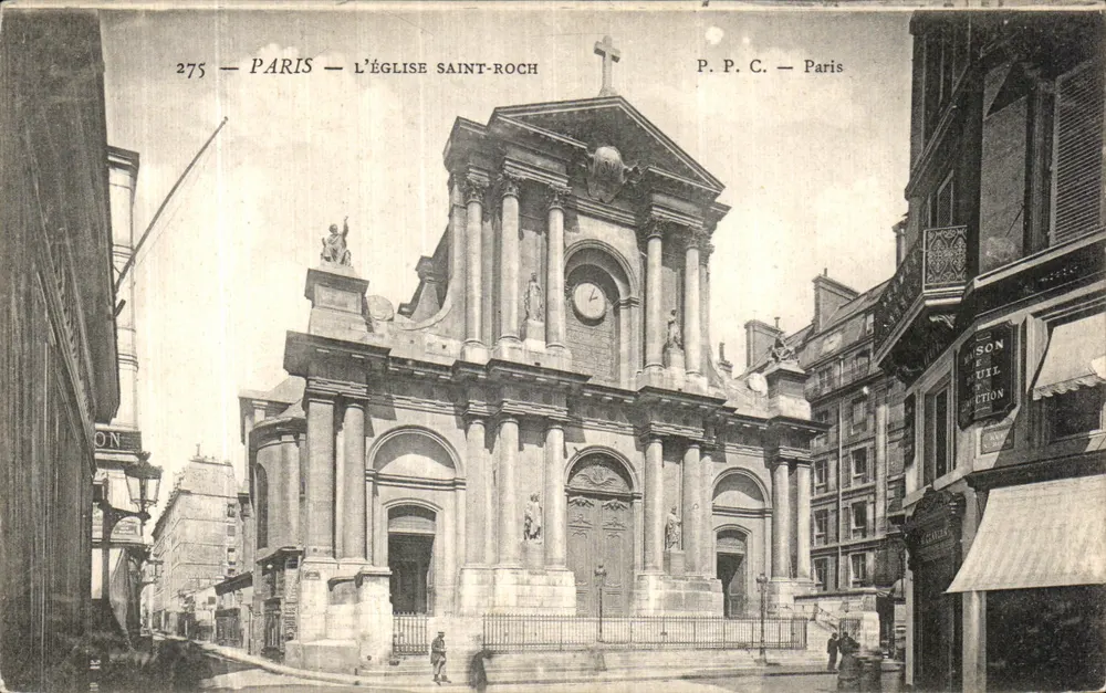 Paris — L'Église Saint-Roch — P.P.C. Paris n°275 - Frente