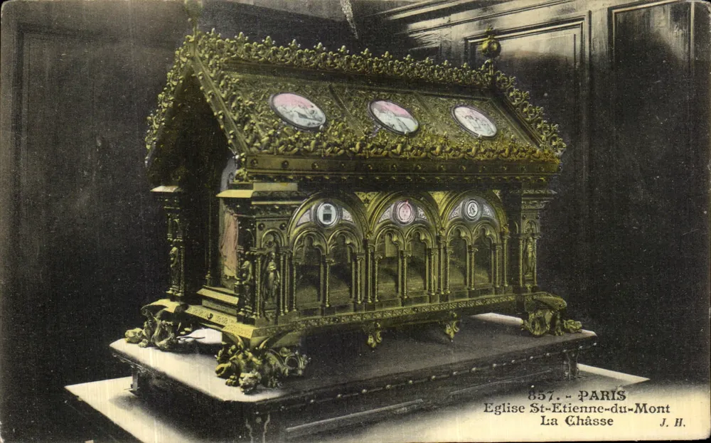Schmückliches Reliquiar — Kirche Saint-Étienne-du-Mont — J. H. n° 857 - Vorderseite