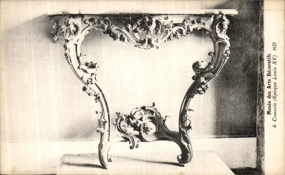 Louis XV-Konsol — Musée des Arts Décoratifs — n°4 - Vorderseite