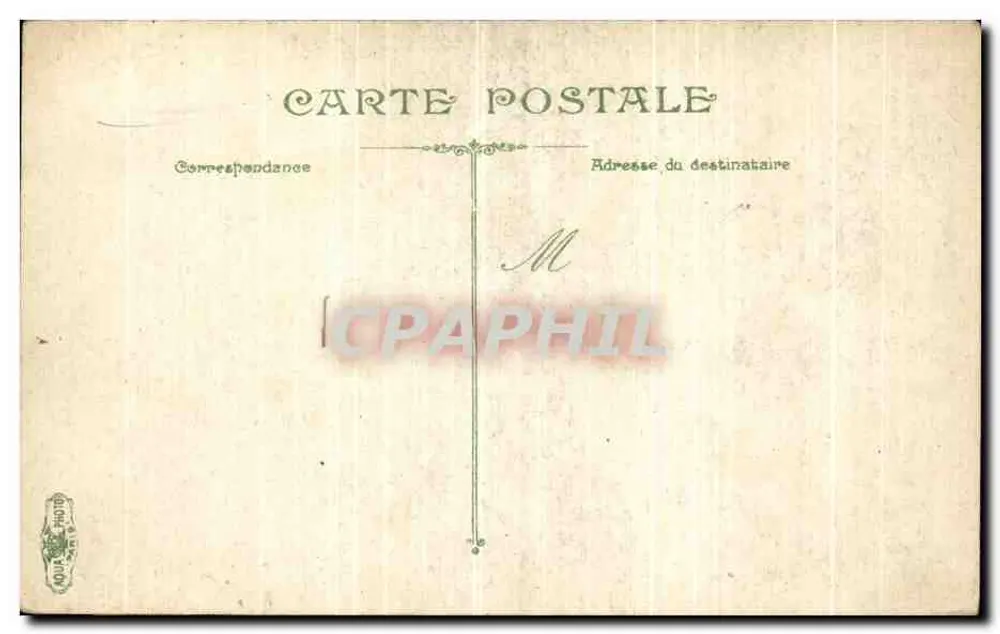 Die Tuileries, die Mittelallee und das Denkmal « Quand Mémel » — L.V. & Cie, Nr. 852 - Rückseite
