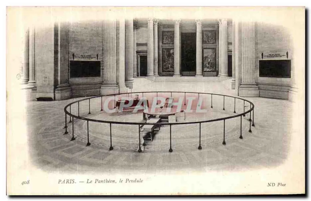 Paris — O Panteão, o Pêndulo — ND Phot, n° 408 - Frente