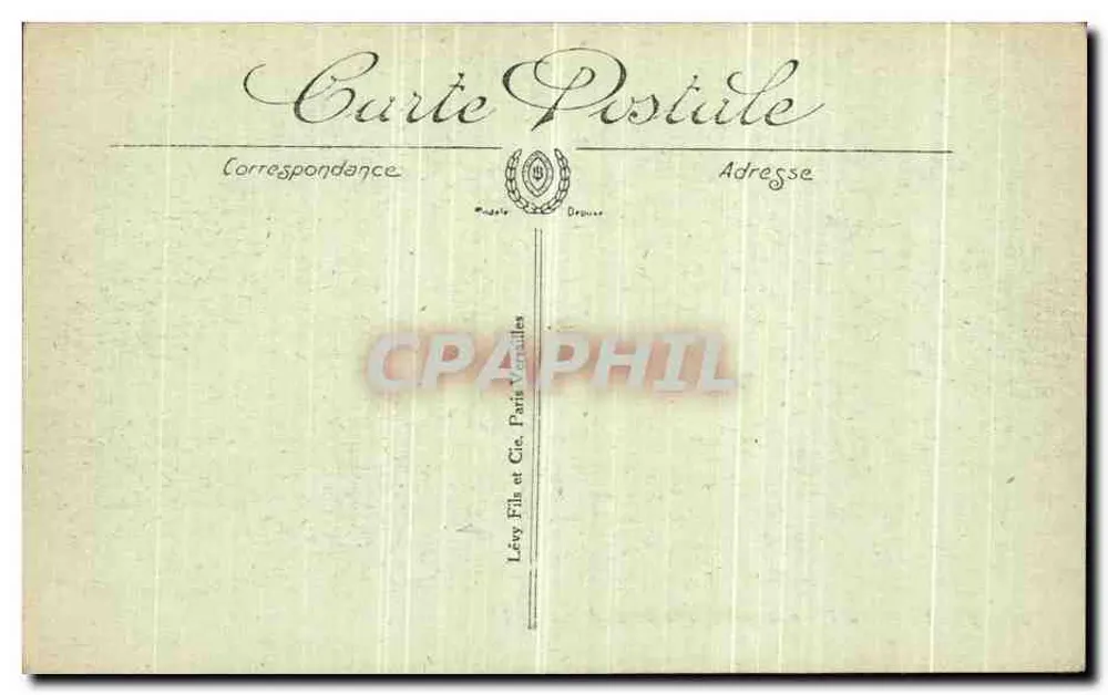 Paris — Die Place und das Théâtre du Châtelet — Lévy Frères - Rückseite