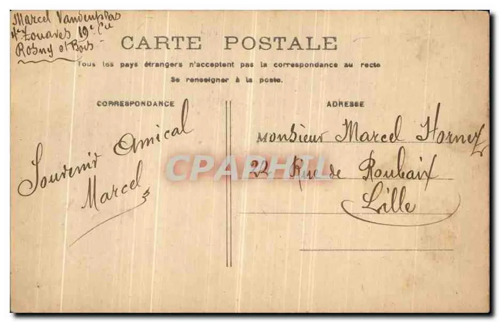 La Seine am Passy-Brücke — Paris — unbekannter Verlag, Seriennummer nicht sichtbar - Rückseite