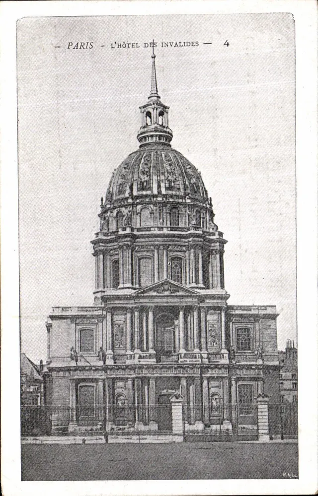 Paris - O Hotel dos Invalidos - 4 - M.352 - Frente