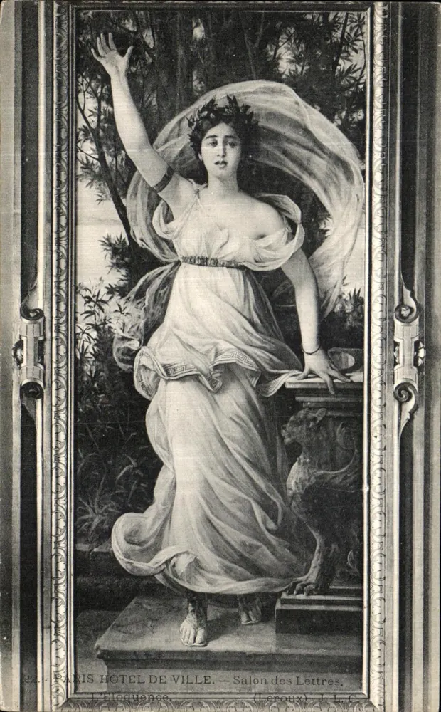 Paris - Rathaus — Salon des Lettres — L. Leroux - Vorderseite
