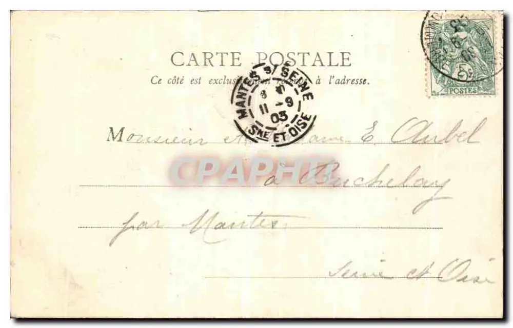 Paris — Museu de Cluny — E.R. Paris, n°69 - Verso