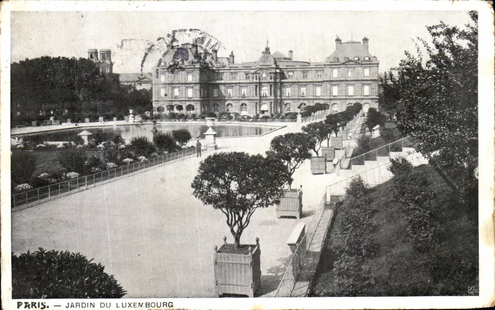 Paris — Jardim do Luxembourg — Editor não identificado, número de série não visível - Frente