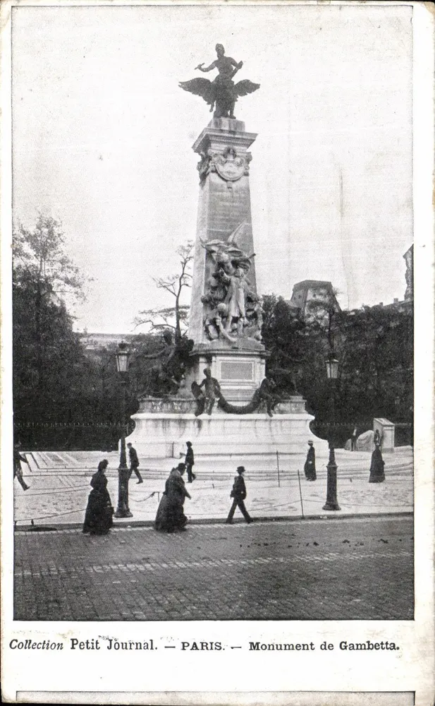 Monument van Gambetta — Parijs — Collectie Petit Journal - Voorkant