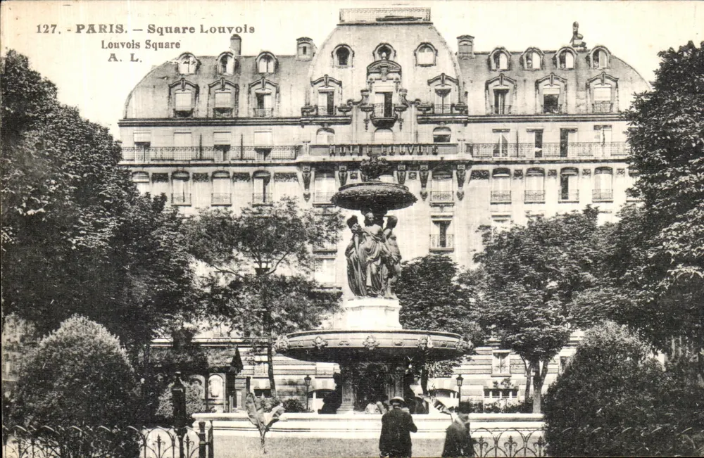 Paris — Praça Louvois — Hotel Louvois - Frente