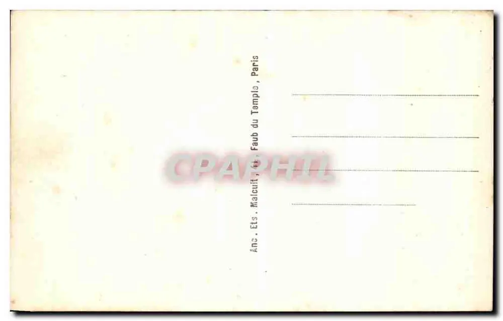 Bagatelle - O Café — editora Ets. Malcuit, Paris - Verso