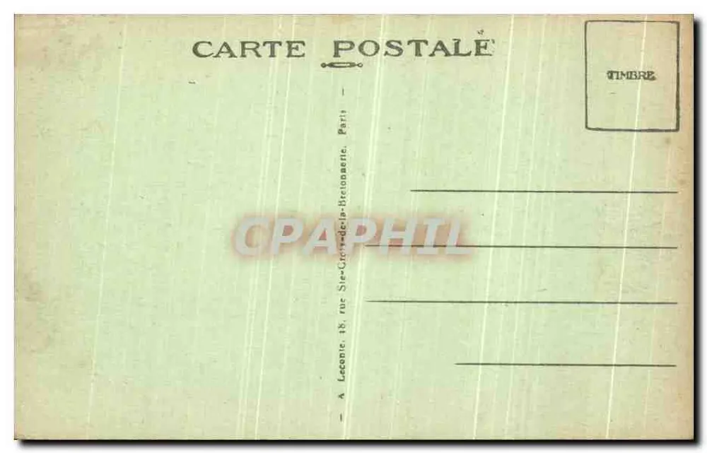 Paris - Place de la Nation - Der Sieg der Republik - A.L. - Rückseite