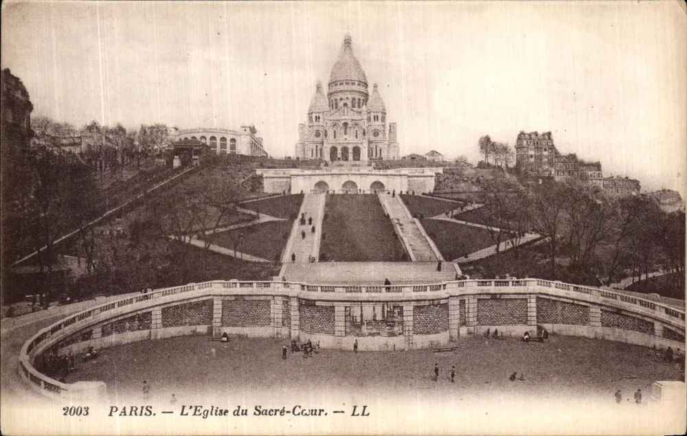 Paris — Die Kirche des Heiligen Herzens — LL - Vorderseite