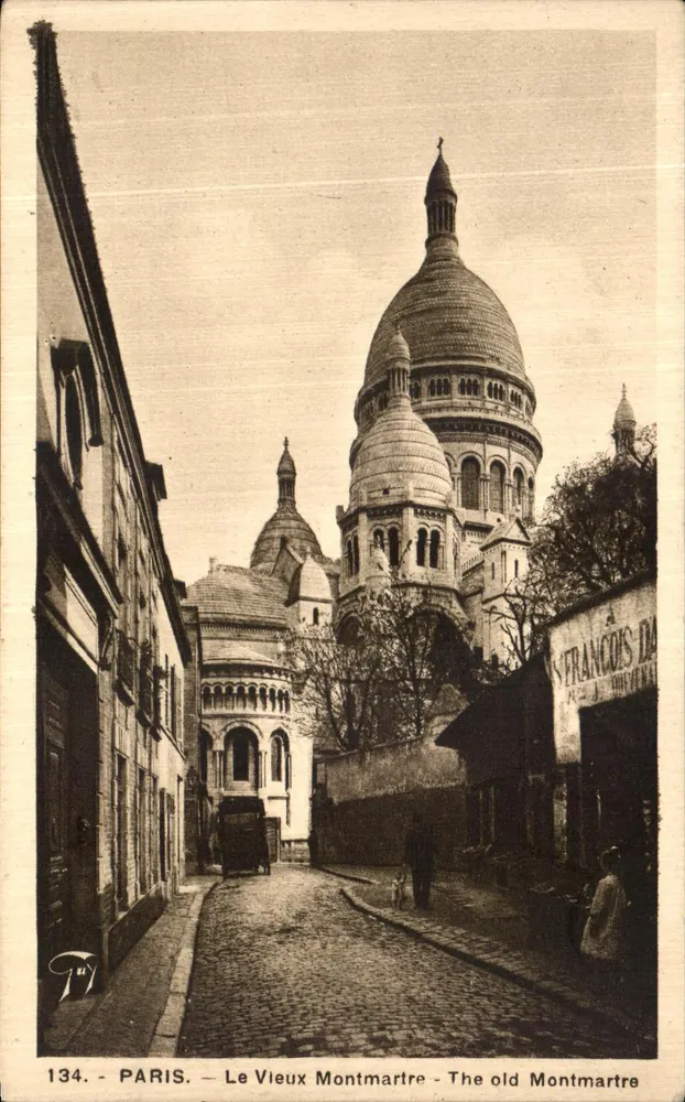 Paris - Der alte Montmartre — Verlag TY, Nr. 134 - Vorderseite